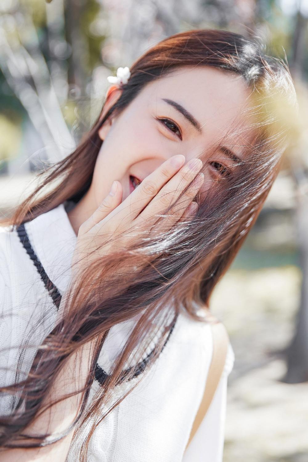 清纯校园美女户外养眼唯美小清新个人写真摄影图片