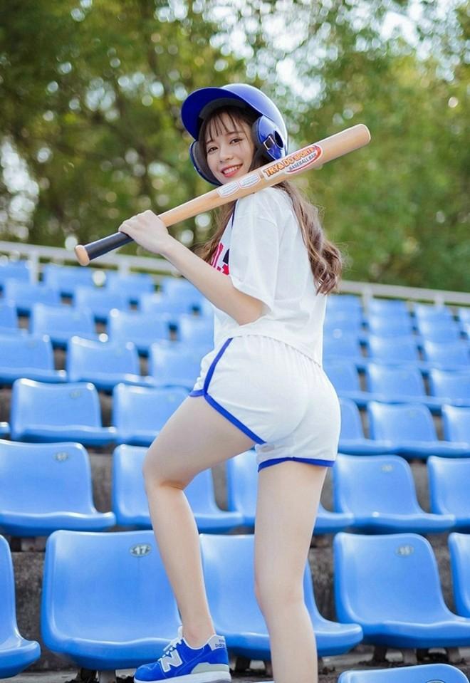 棒球宝贝运动活力青春甜美校园写真