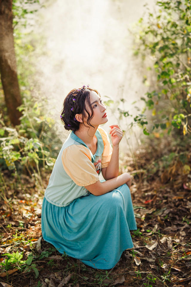 森系小清新美女最新写真照片