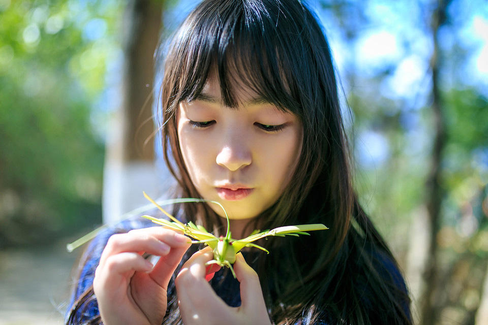 秋日萌妹子唯美生活写真